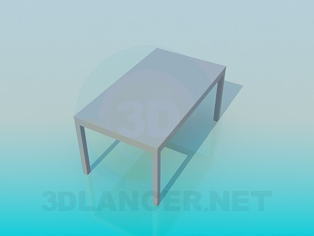 3D Modell Tisch - Vorschau