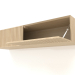 3d model Hanging shelf ST 06 (open door) (1200x315x250, wood white) - preview