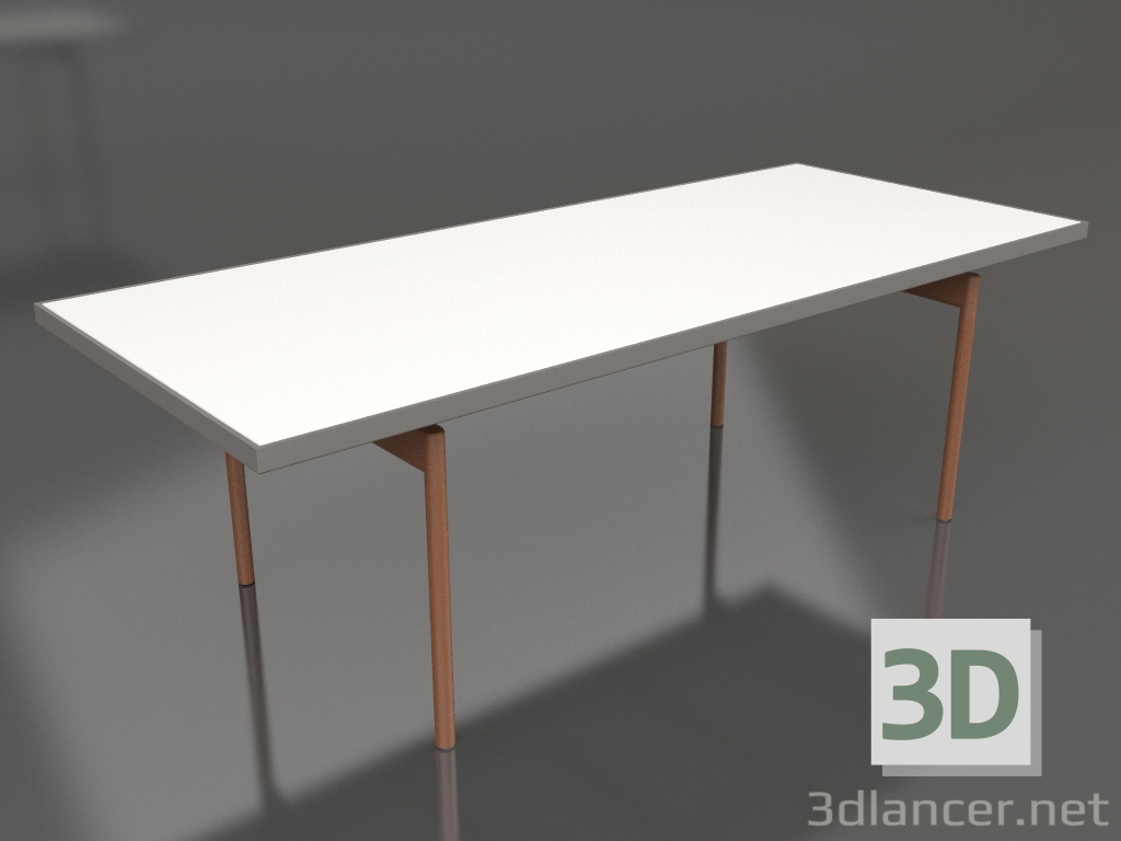3d model Dining table (Quartz gray, DEKTON Zenith) - preview