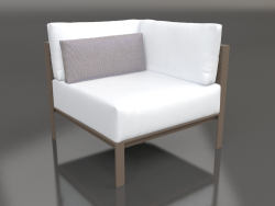 Sofa module, section 6 (Bronze)