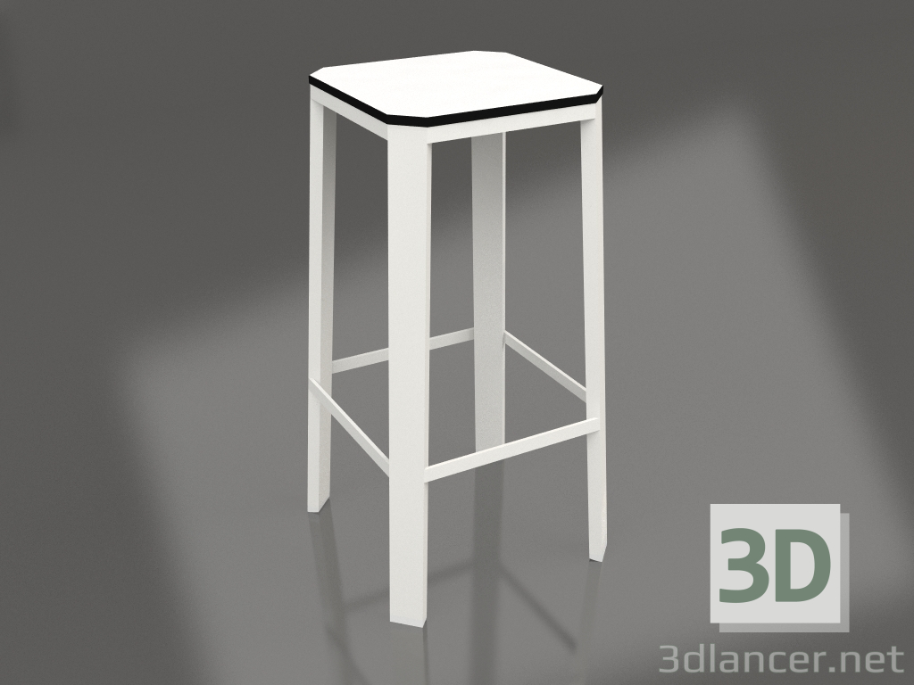 modèle 3D Tabouret haut (Gris Agate) - preview