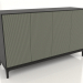Modelo 3d Móvel de TV FARGO com fachadas fresadas 1600x500x950 mm (oliveira, carvalho preto, opção 3) - preview
