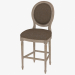 3d model Bar chair VINTAGE LOUIS ROUND HIGH BAR STOOL (8828.2001.A008) - preview
