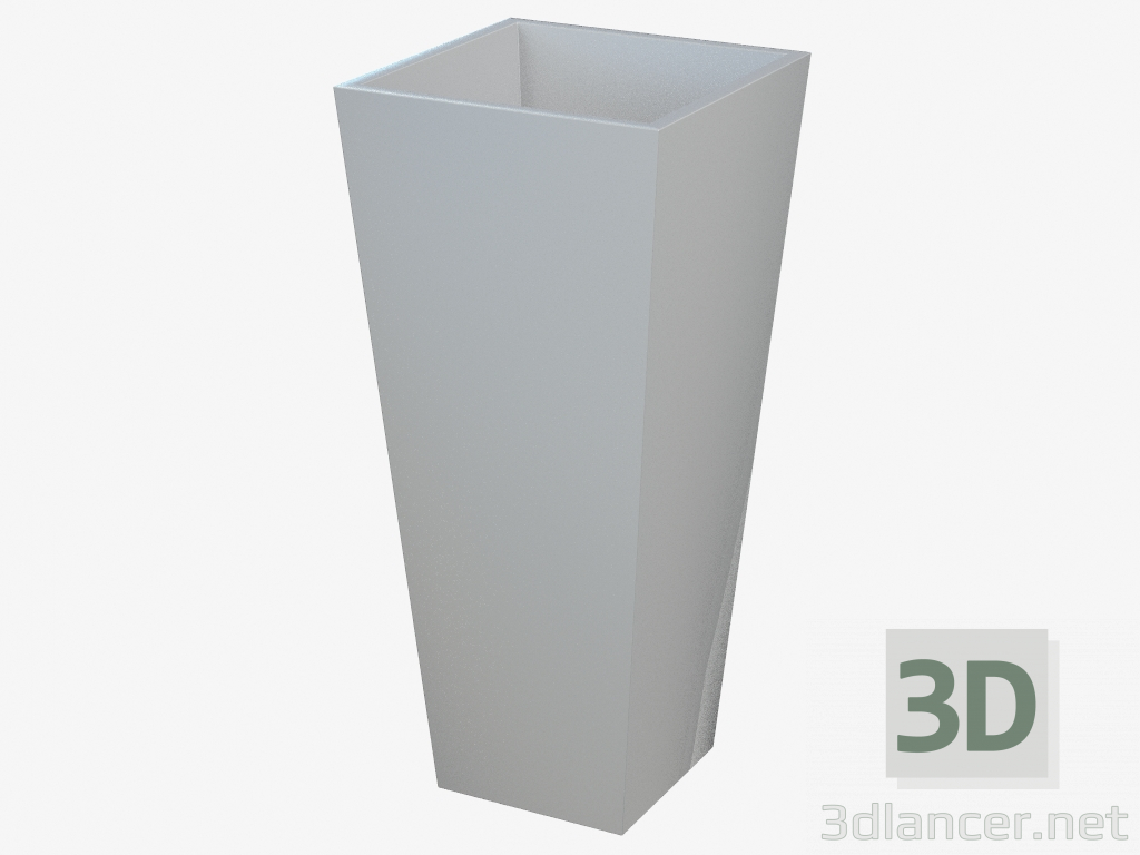 3D modeli Vazo YAŞ çiçek kutusu - önizleme