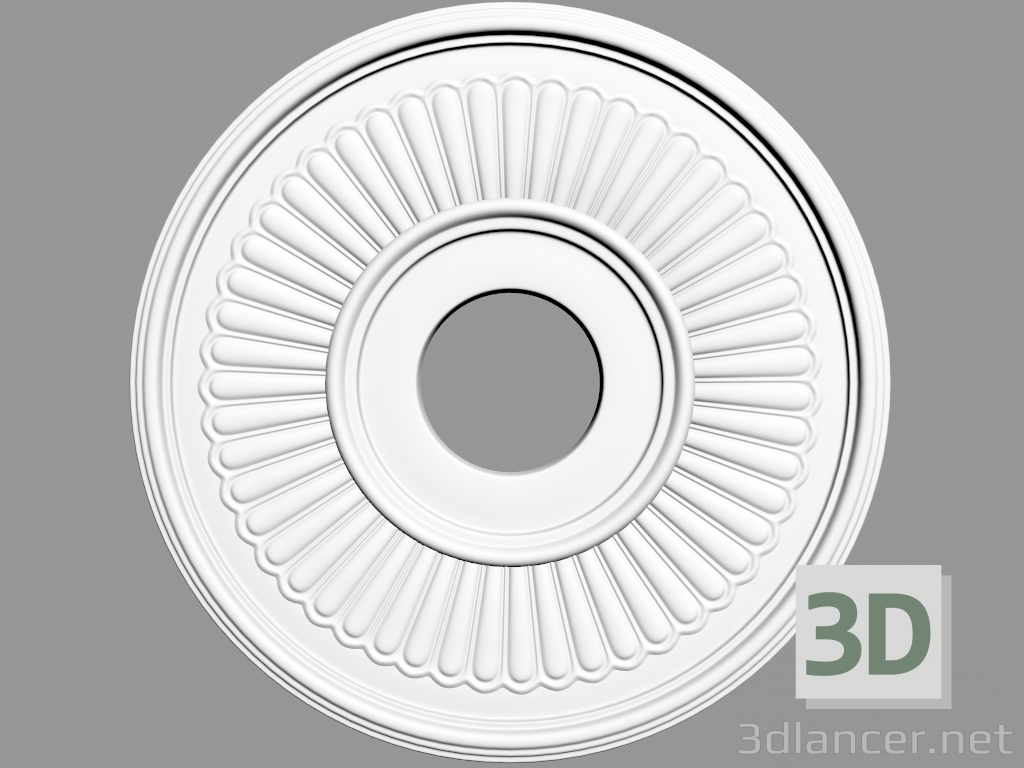 3d model Ceiling outlet (P19) - preview