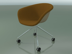 Chair 4217 (4 castors, with front trim, PP0004)