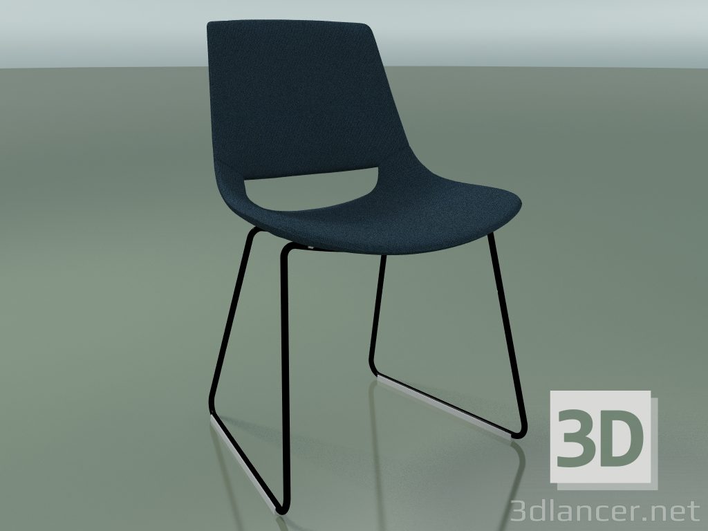 modèle 3D Chaise 1212 (sur patins, revêtement en tissu, V39) - preview