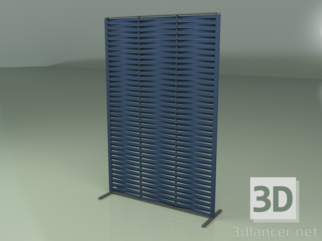 modello 3D Schermo 001 (cintura 25 mm blu) - anteprima