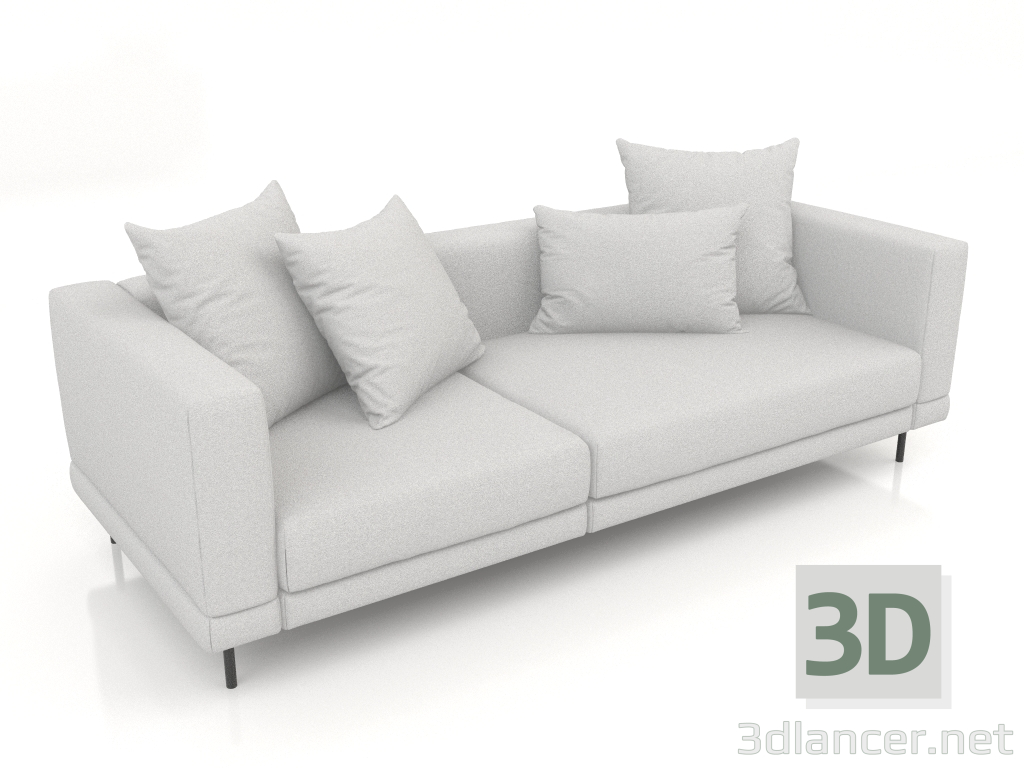 3d model Sofa Carol-2 asymmetrical (Aura 01) - preview