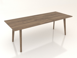 Nordic dining table (2200x900, walnut)