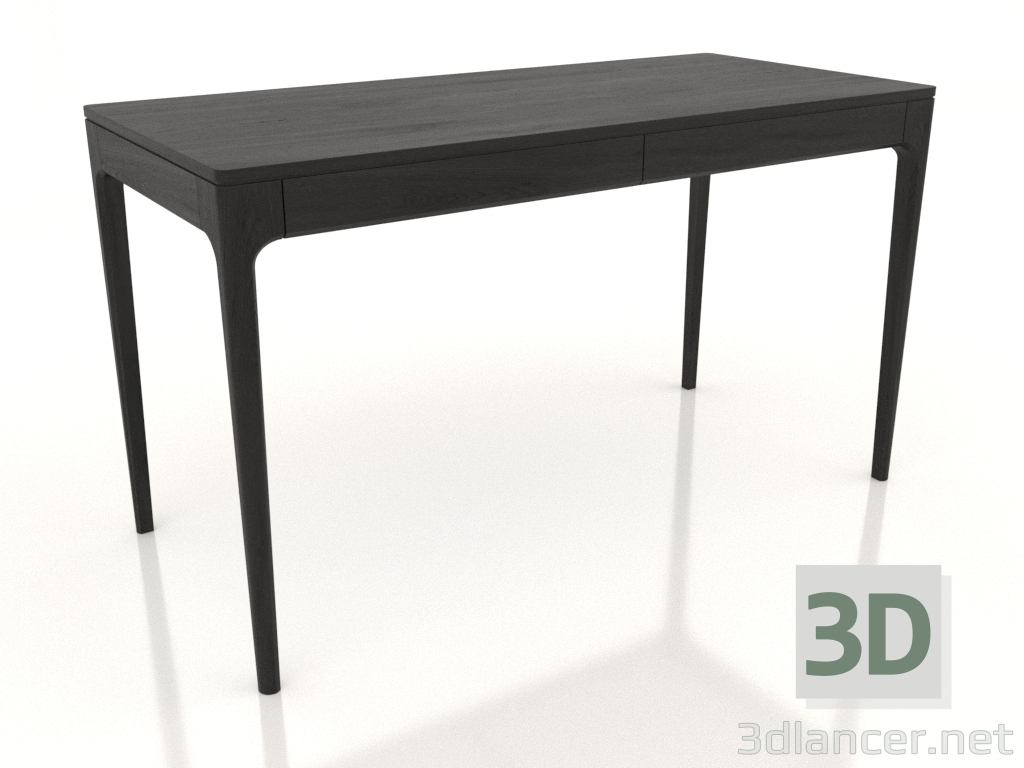 3D modeli Çalışma masası FARGO 1300x600x750 mm (siyah meşe) - önizleme