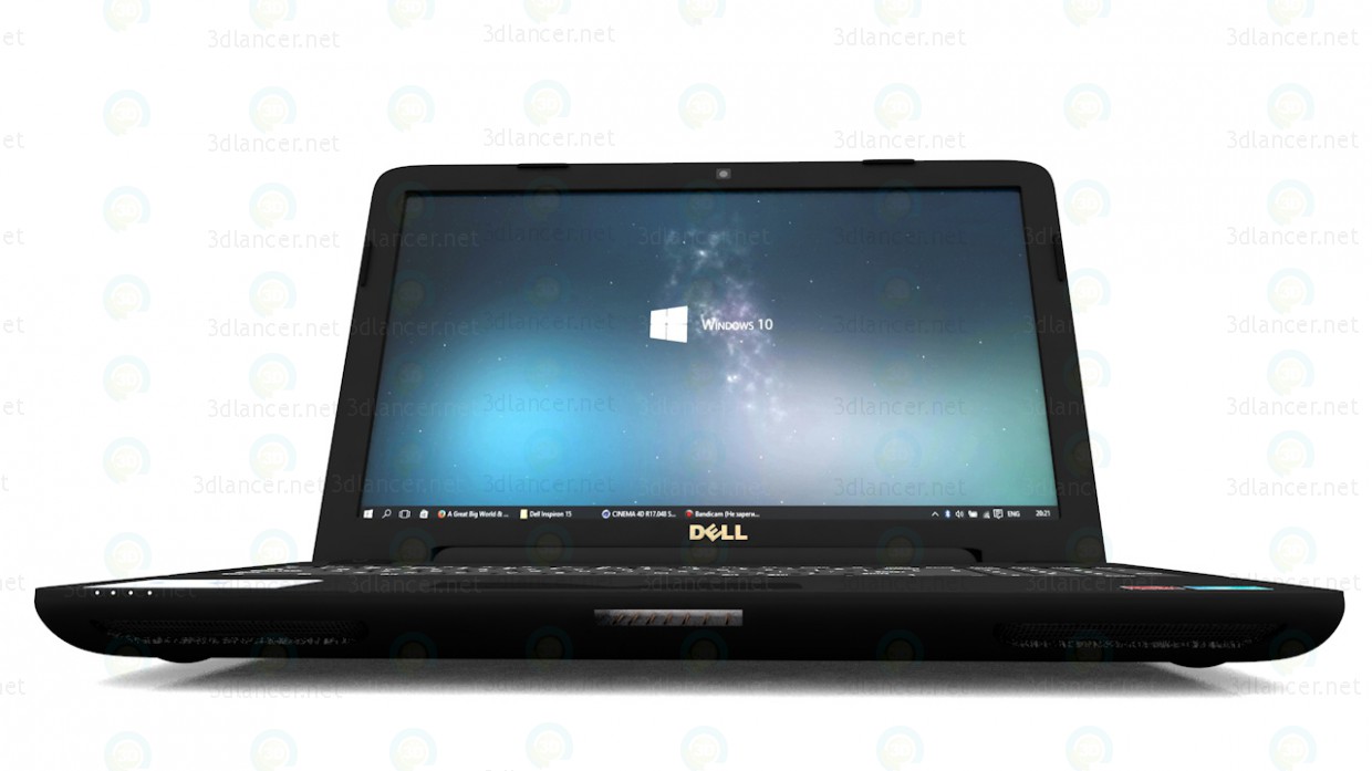 Portátil Dell Inspiron 15 (3521) 3D modelo Compro - render Portátil Dell Inspiron 15 (3521) 3D modelo Compro - render