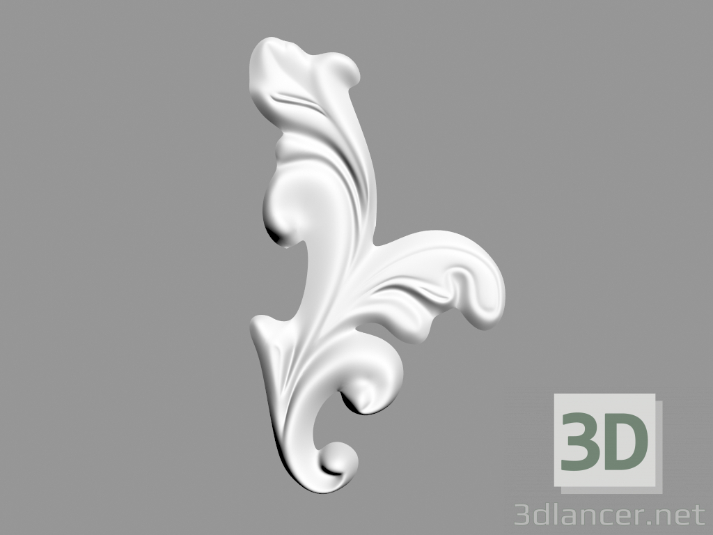 3D Modell Wanddekoration (F24) - Vorschau