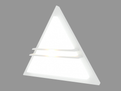 Lampada da parete ZEN TRIANGOLARE CON GRIGLIA (S6975W)