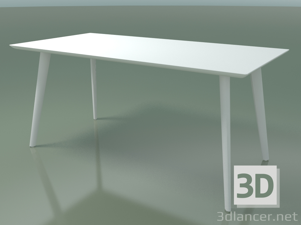 modello 3D Tavolo rettangolare 3504 (H 74-160x80 cm, M02, L07, opzione 2) - anteprima