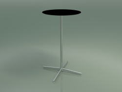 Table ronde 5561 (H 103,5 - Ø 59 cm, Noir, LU1)