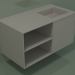 3d model Washbasin with drawer and compartment (06UC534D2, Clay C37, L 96, P 50, H 48 cm) - preview