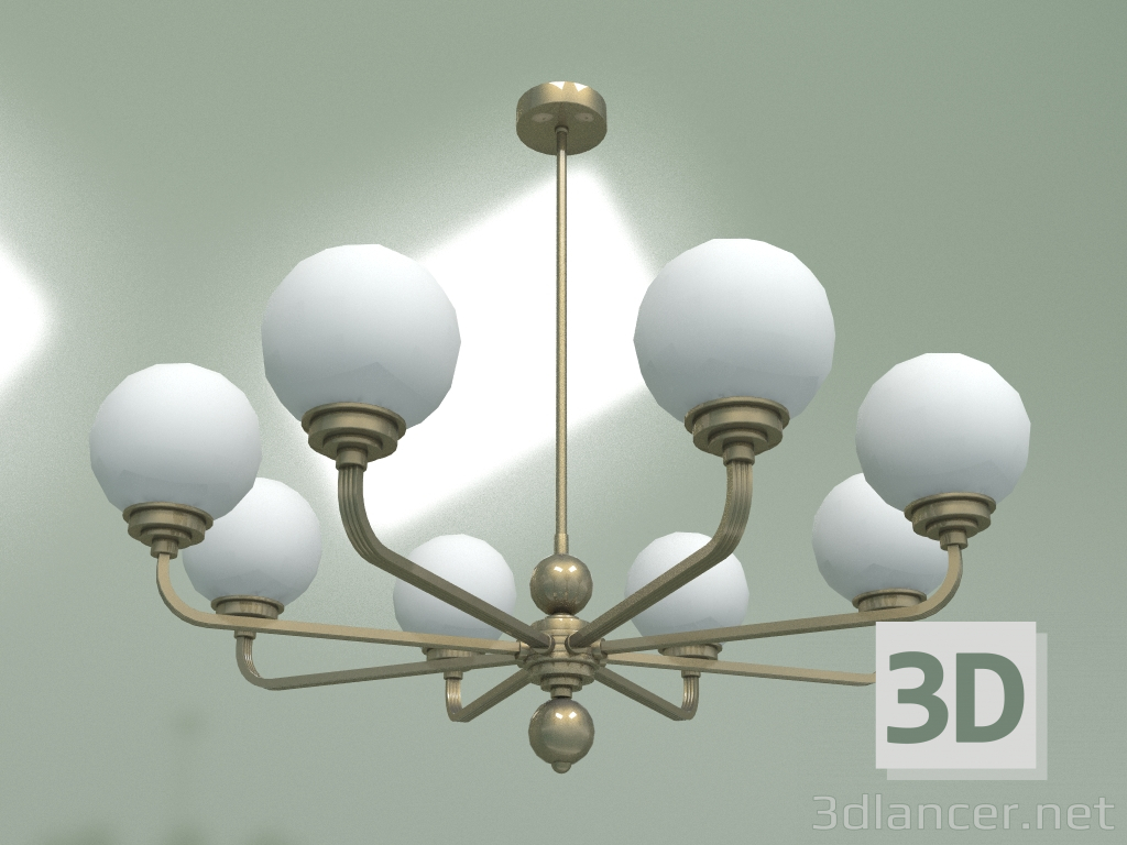 modello 3D Lampadario ABANO ABA-ZW-8 - anteprima