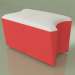 3d model Inner section S Molecule (Red-White leather) - preview