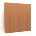 3d модель Шкаф MW 02 wood (2700х600х2800, wood red) – превью