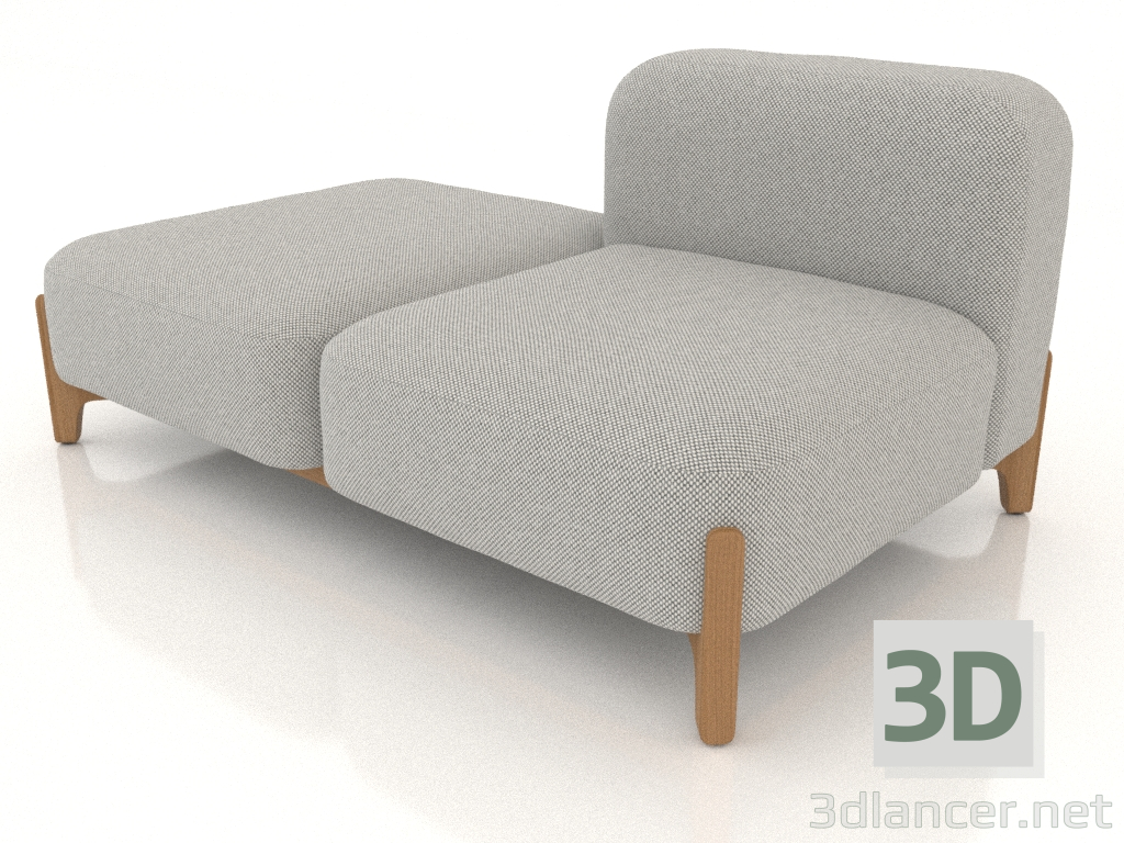 3d model Modular sofa (composition 02) - preview
