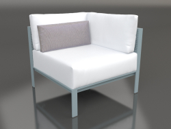 Módulo de sofá, seção 6 (azul cinza)