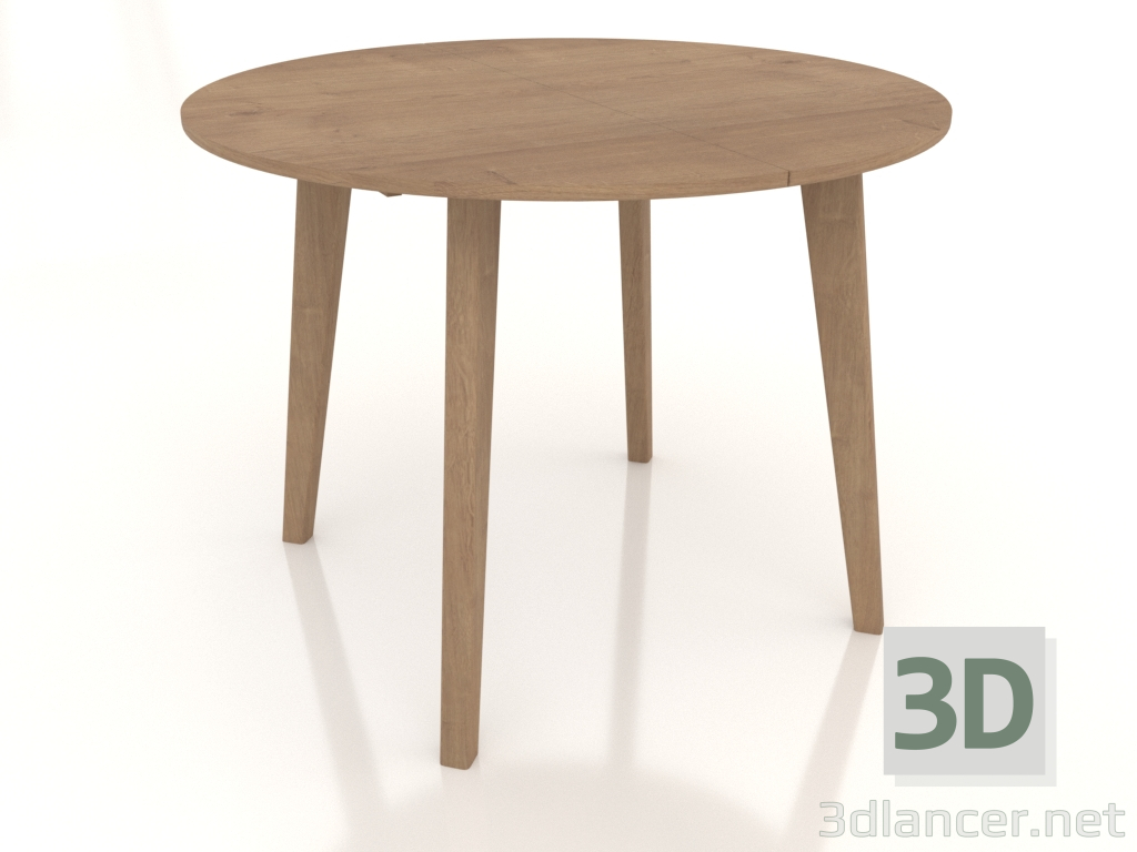 modèle 3D Table à manger Skanda (1000, chêne) - preview