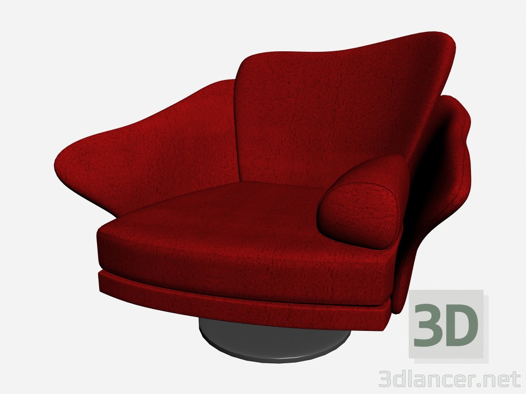 3D modeli Sandalye çiçek 4 - önizleme