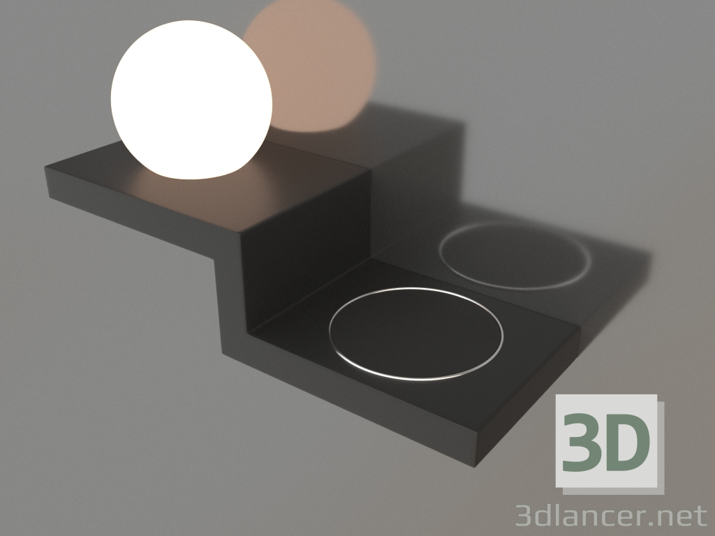 3D modeli Duvar lambası (6753) - önizleme
