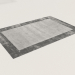 3D Modell Teppich ARACELIS STAHLGRAU (200x300) - Vorschau