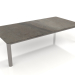 modello 3D Tavolino 70×140 (Grigio quarzo, DEKTON Radium) - anteprima