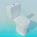 3d model Toilet bowl - preview