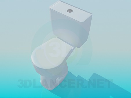 3d model Toilet bowl - preview 3d model Toilet bowl - preview