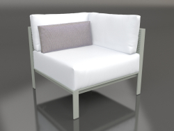 Módulo sofá, seção 6 (cinza cimento)