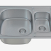 3D Modell Küchenspüle Stahl Solo (ZHS-0503 52279) - Vorschau