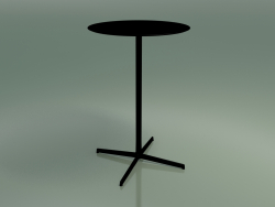 Table ronde 5562 (H 103,5 - Ø 69 cm, Noir, V39)