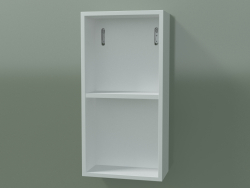 Wall tall cabinet (8DUADA01, Glacier White C01, L 24, P 12, H 48 cm)