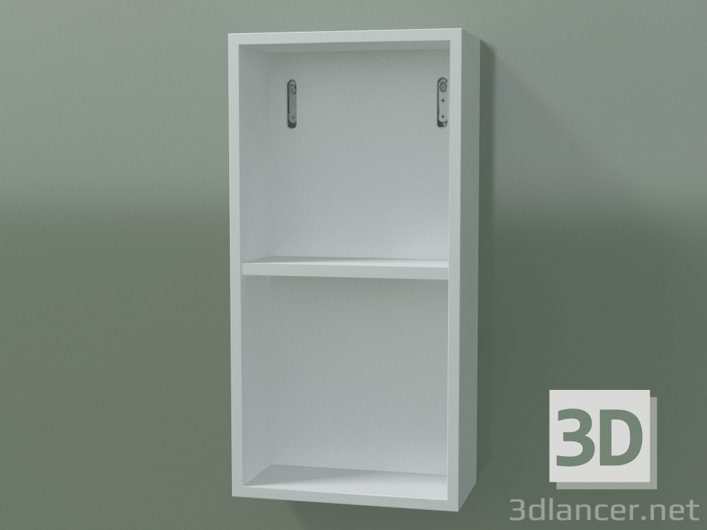 3d model Wall tall cabinet (8DUADA01, Glacier White C01, L 24, P 12, H 48 cm) - preview