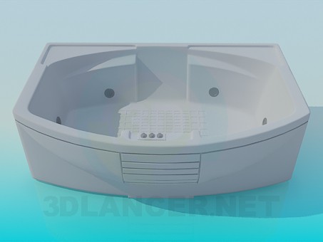 modelo 3D Bañera de hidromasaje - escuchar modelo 3D Bañera de hidromasaje - escuchar
