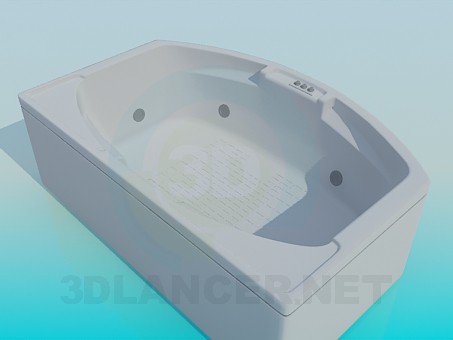 modelo 3D Bañera de hidromasaje - escuchar modelo 3D Bañera de hidromasaje - escuchar