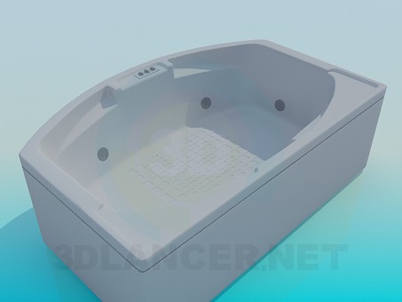 modelo 3D Bañera de hidromasaje - escuchar modelo 3D Bañera de hidromasaje - escuchar