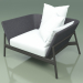 3d model Sofa 001 (Metal Smoke, Batyline Gray) - preview