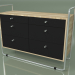 3d model Chest of drawers (black, light veneer) - preview