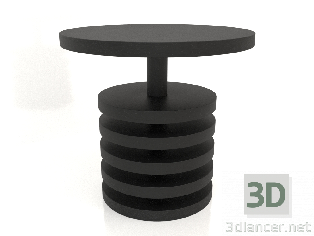 modèle 3D Table à manger DT 03 (D=800x750, bois noir) - preview