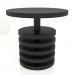 3D modeli Yemek masası DT 03 (D=800x750, ahşap siyah) - önizleme
