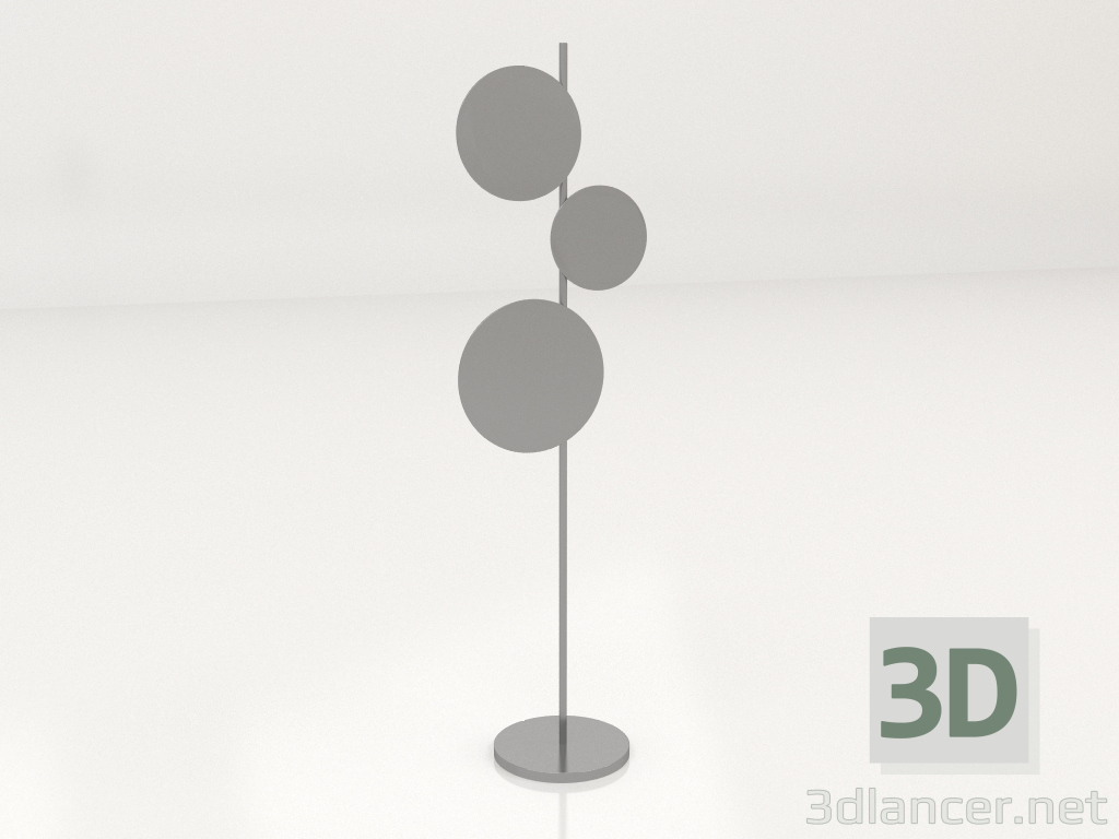 modello 3D Lampada da terra Ambiente W - anteprima