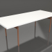 Modelo 3d Mesa de jantar (branca, DEKTON Zenith) - preview