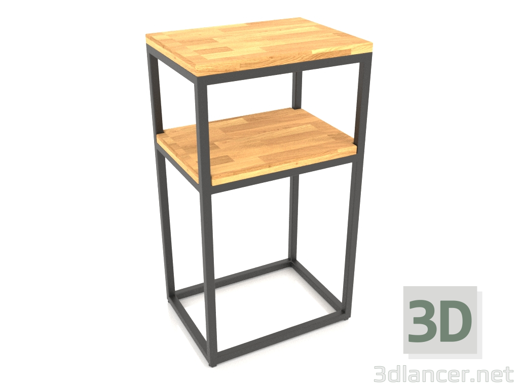 modello 3D Mobile rettangolare (PAVIMENTO LEGNO, 40x30x70) - anteprima