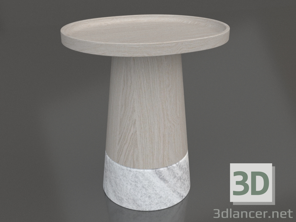 3d model Coffee table KASTEL No. 2 (H 500 mm, CALCITE BIANCA “EXTRA”) - preview 3d model Coffee table KASTEL No. 2 (H 500 mm, CALCITE BIANCA “EXTRA”) - preview