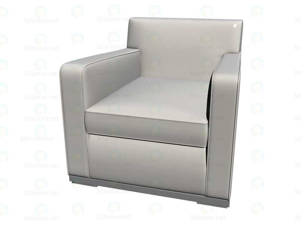 3d model Armchair 9865 - preview